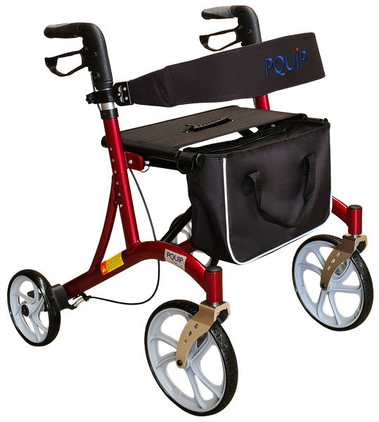 Low Seat X-Fold Rollator – Red