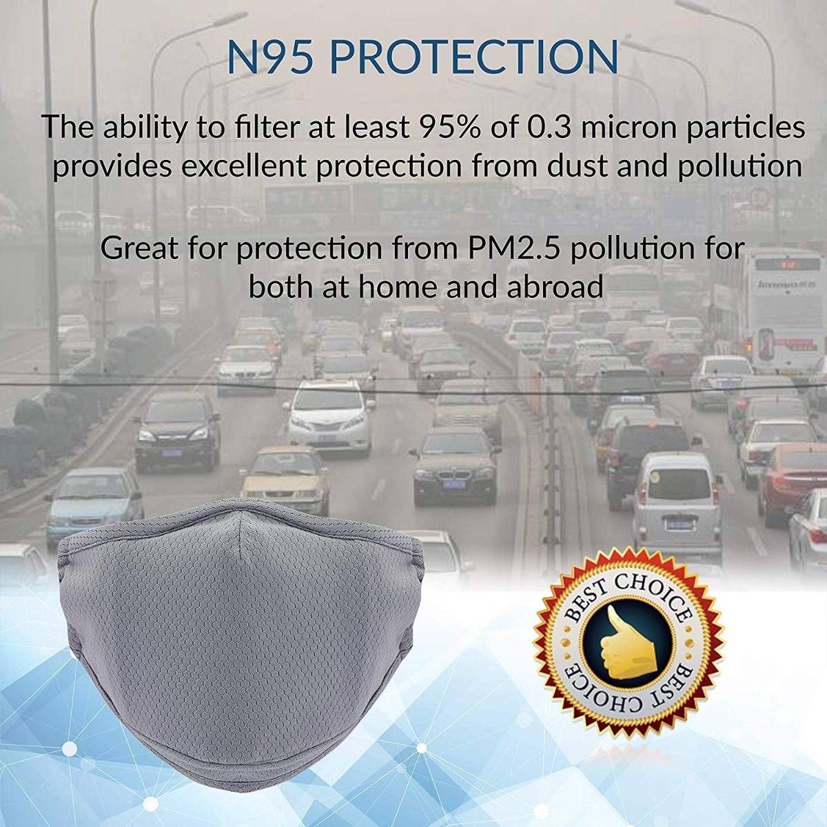 Bacteria and Asthma Protective Face Mask - Dr Hoffmann