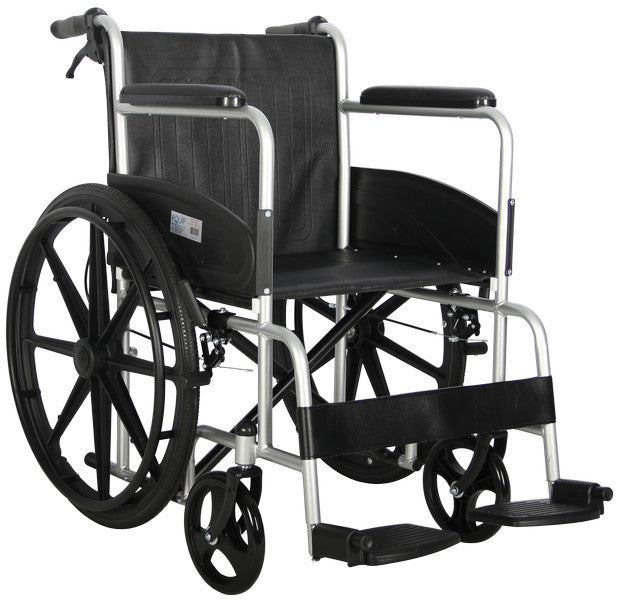 Standard Lite Steel Wheelchair with Mag Wheels (50cm)