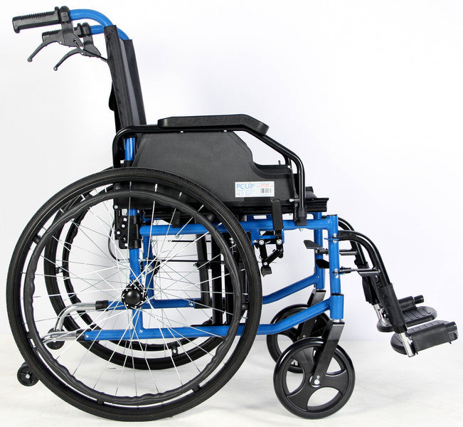 Deluxe Steel Wheelchair 45cm – alternate view