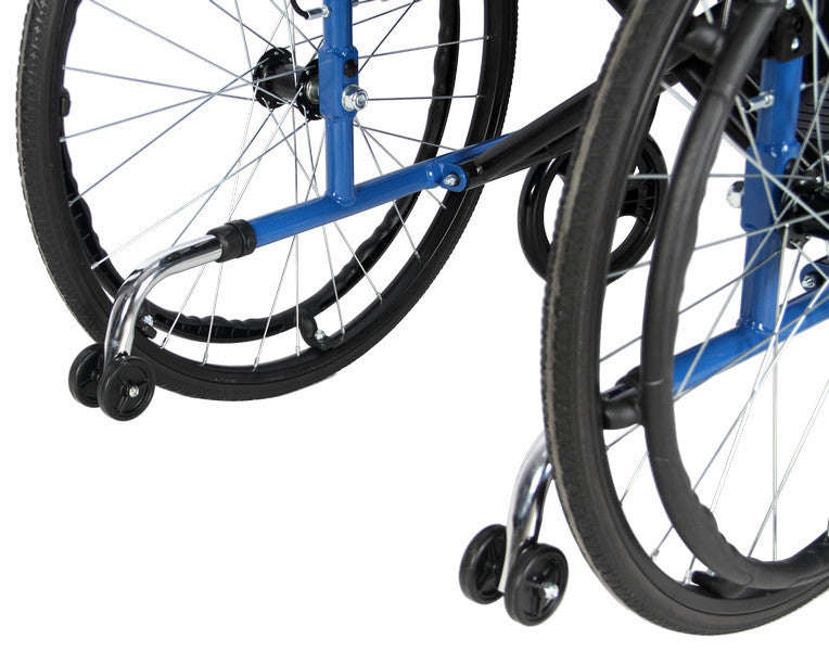 Deluxe Steel Wheelchair 45cm – alternate view