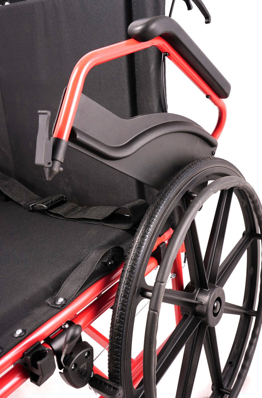 Heavy Duty Steel Wheelchair (50cm) – alternate view