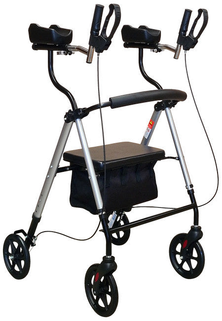 Dual Height Adjustable Gutter Arm Rollator