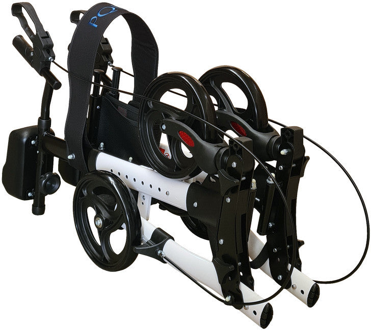 Gutter Arm X-Fold Rollator – alternate view