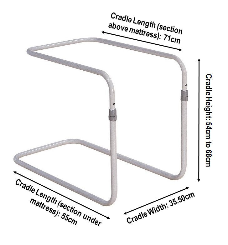 Adjustable Bed Cradle – alternate view