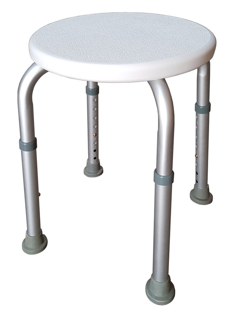 Height Adjustable Round Bath Stool – alternate view