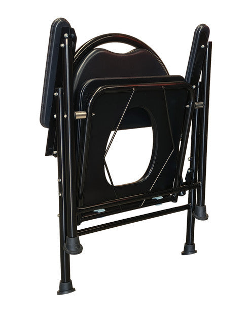 Folding Steel Commode – alternate view