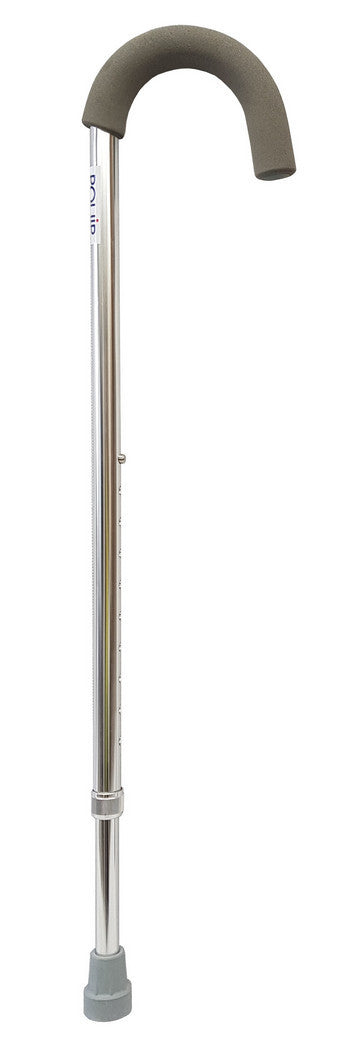 Standard Handle Cane – Chrome