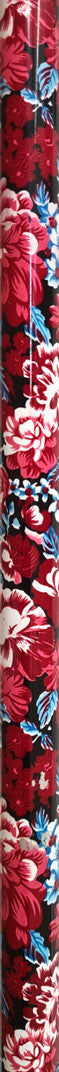 T-Shape Handle Cane – Floral Crimson