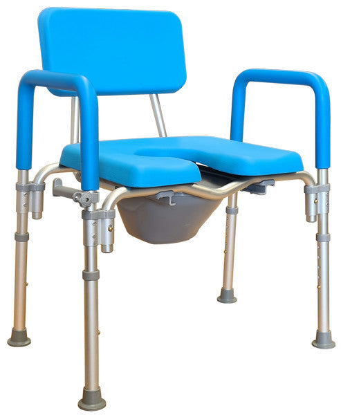 Heavy Duty 3-in-1 Shower Chair Commode