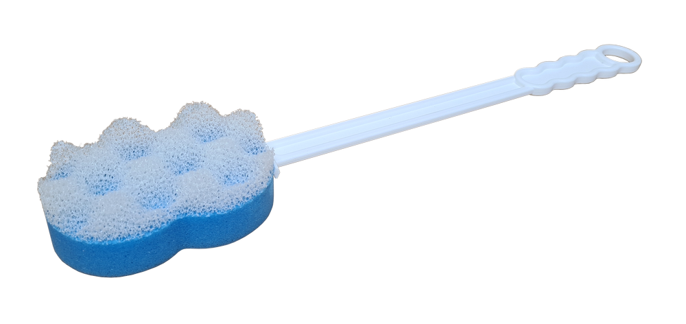 2-in-1 Long Handle Bath Sponge