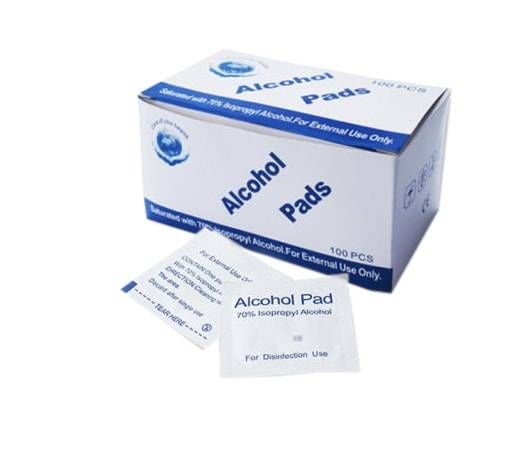 Alcohol Prep Pads (100 pcs)