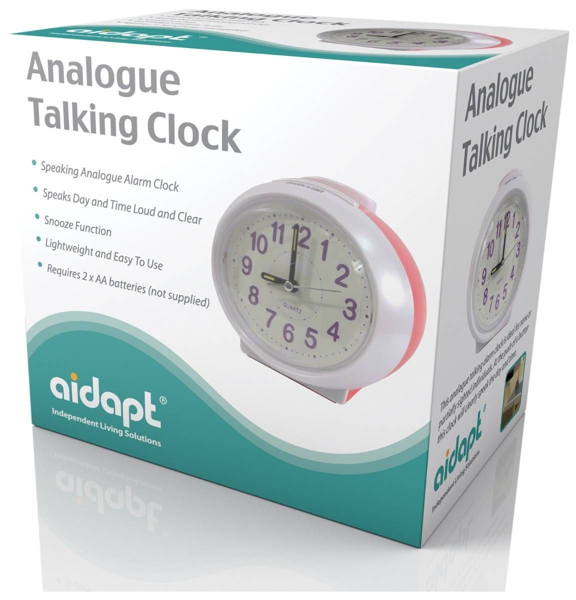 Analogue Talking Clock - Aidapt