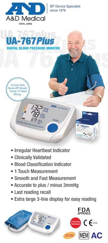 Digital Blood Pressure Monitor - A&D Medical