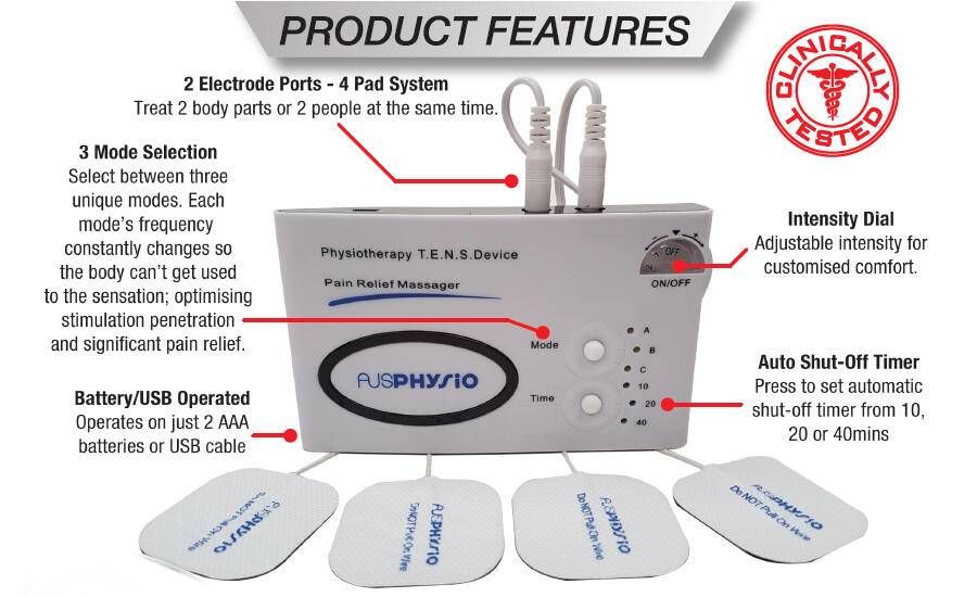 TENS Pain Therapy System - Aus Physio