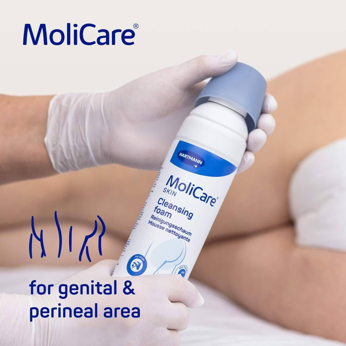 MoliCare Skin Cleansing Foam - 400ml - Carton