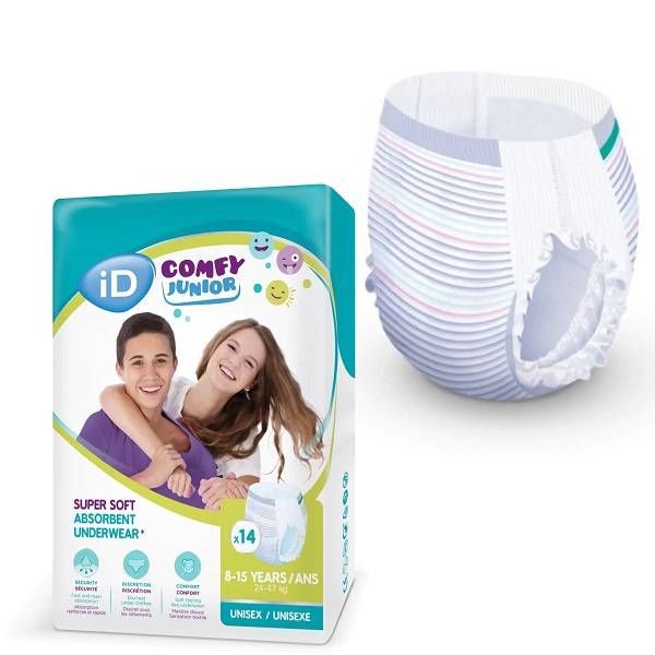 iD Comfy Junior Pants 11-15 Years 35-55kg - Carton