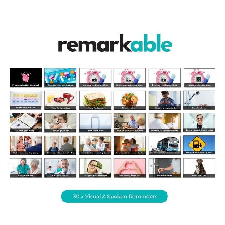 Customisable Dementia Clock RemarkAble - Dawn Clocks