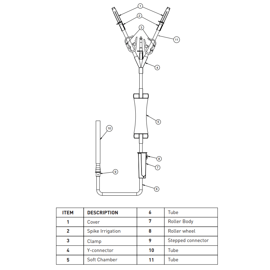 Cystoscopy TUR Irrigation Set, Bladder Irrigation