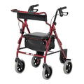 2-in-1 Rollator and Transit Chair - Days, Red