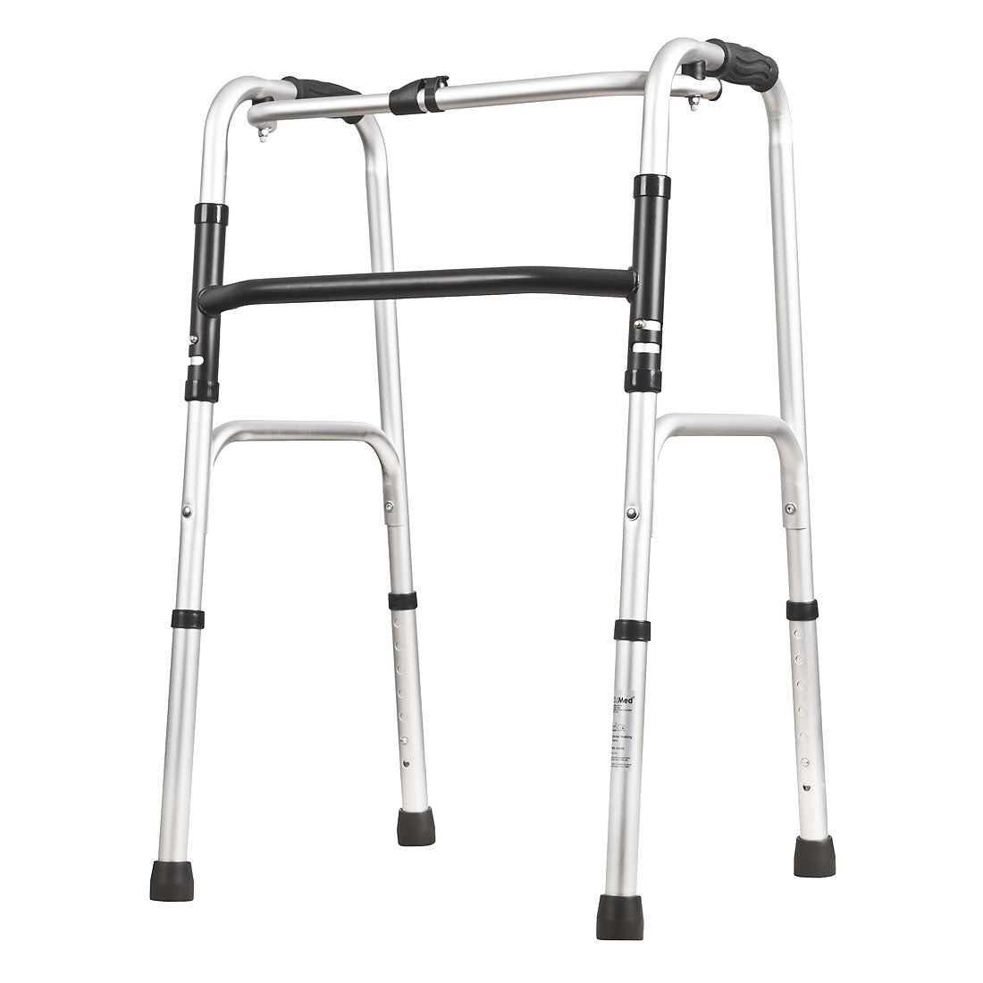 Deluxe Zimmer Walking Frame, Folding - Walking Frame With Wheels