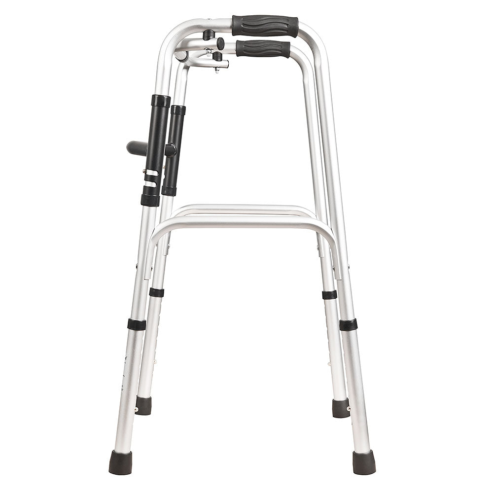 Deluxe Zimmer Walking Frame, Folding - Walking Frame With Wheels