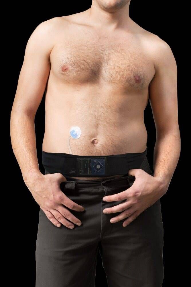 Insulin Pump Belt, Black - Glucology