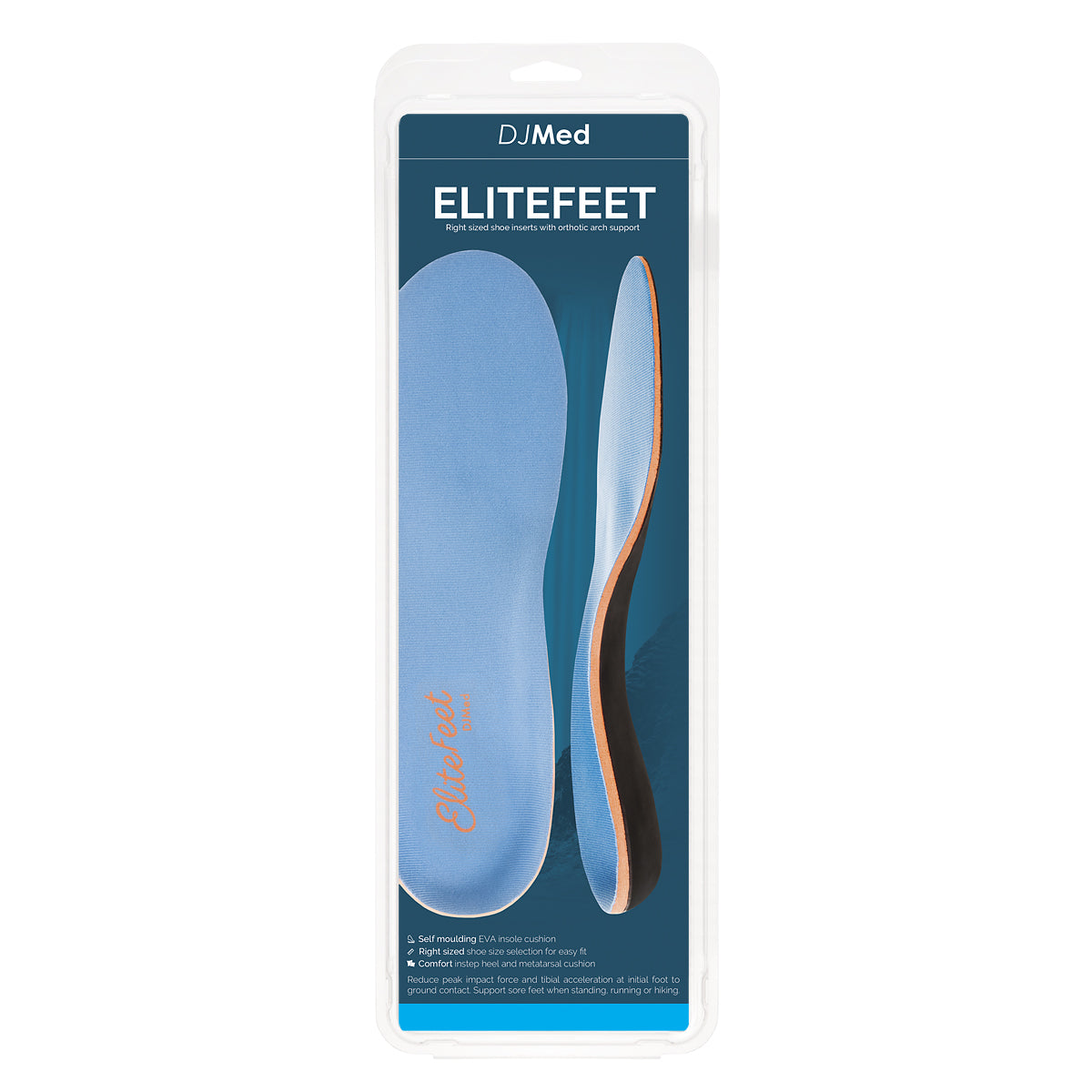 DJMed EliteFeet - Orthotic Shoe Insoles – alternate view