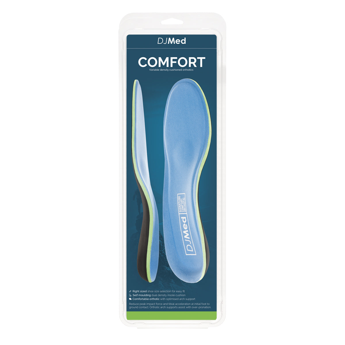 DJMed Signature Comfort - Orthotic Shoe Insoles