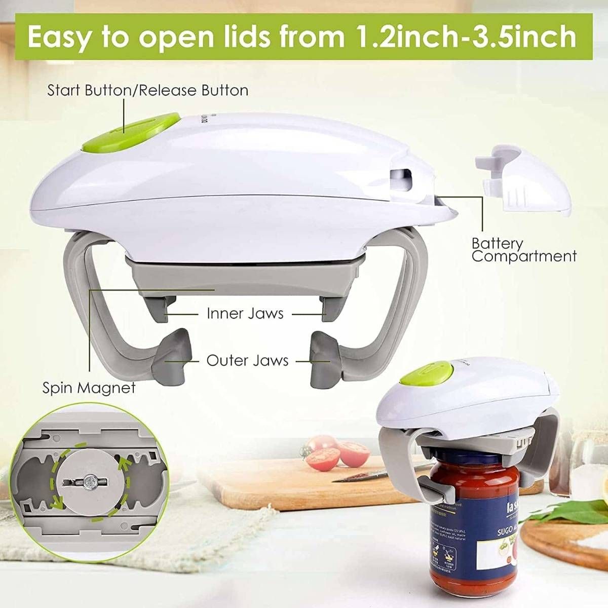 One Touch Jar Opener