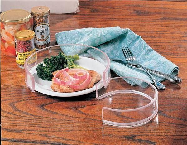 Food Plate Guard - Clear Plastic - Homecraft