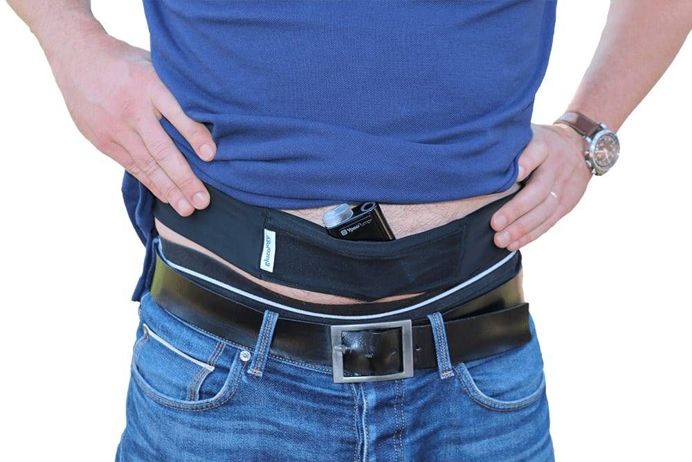 Insulin Pump Belt, Black - Glucology