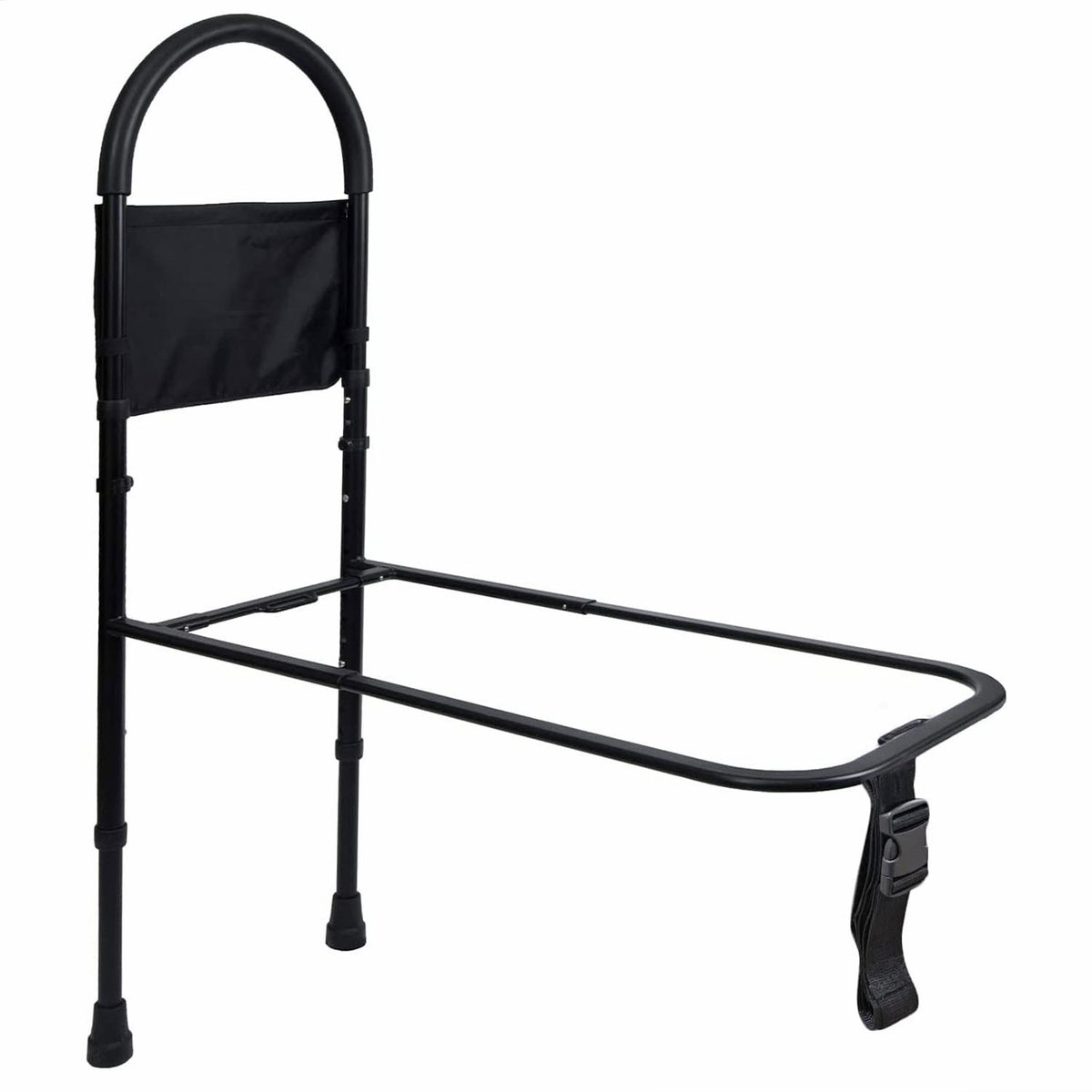 Height Adjustable Hand Bed Rail with Pouch