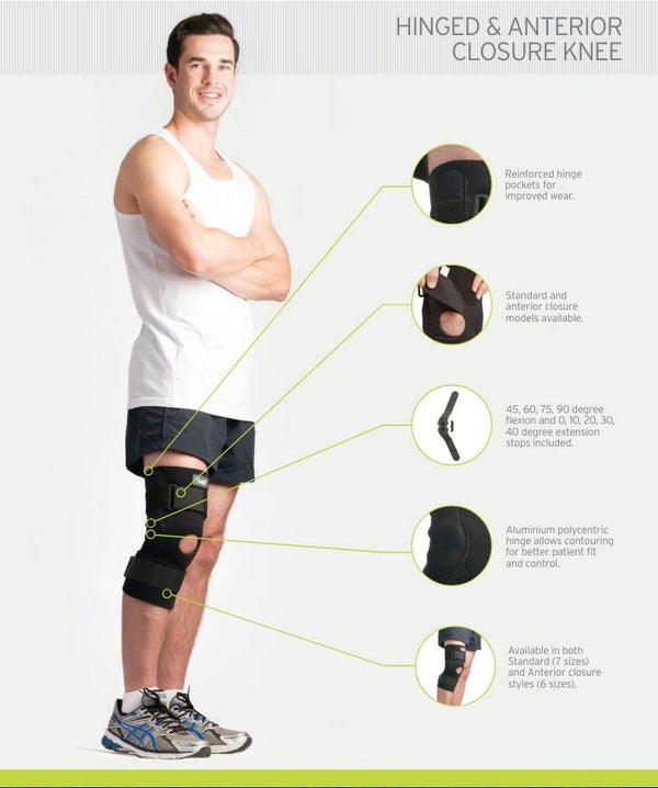 Active X Long Unloader ROM Knee Brace