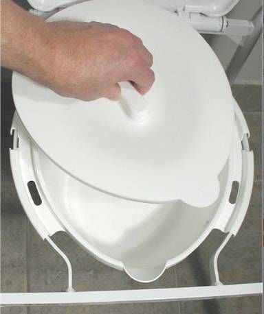 Toilet Bowl and Lid for Aluminum Toilet Frame - Homecraft