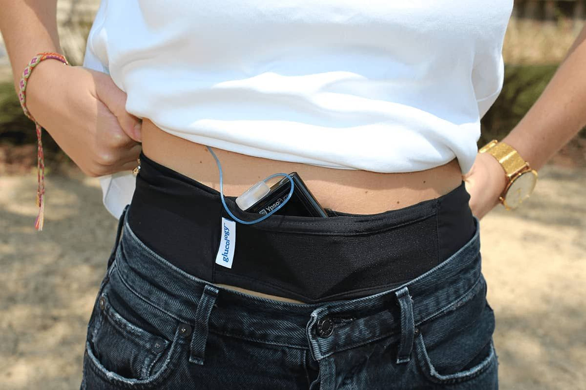 Insulin Pump Belt, Black - Glucology