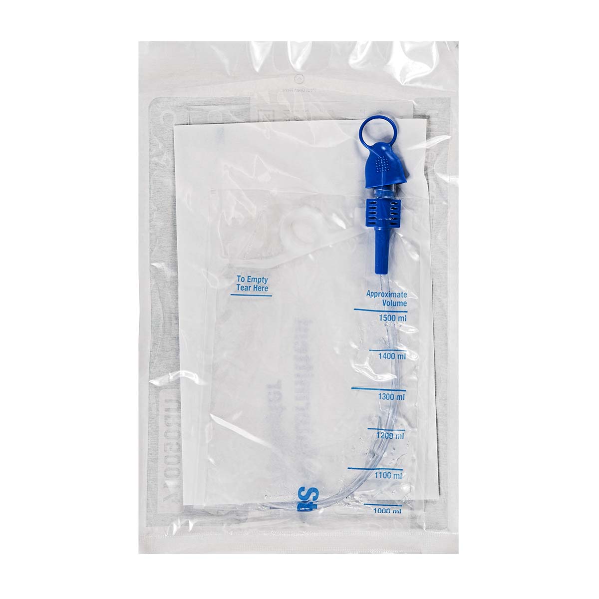 Intermittent Catheter System, Pre Lubricated Gel, 1500mL Bag - 14Fr (Green)