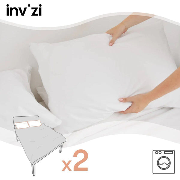 Invizi Waterproof Pillow Cases - Twin Pack