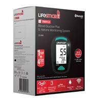 Bluetooth Blood Glucose Monitor & Ketone Meter - LifeSmart