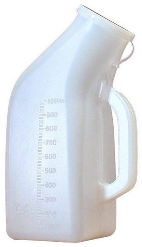 Male Urinal 1000ml with Lid, PQuip