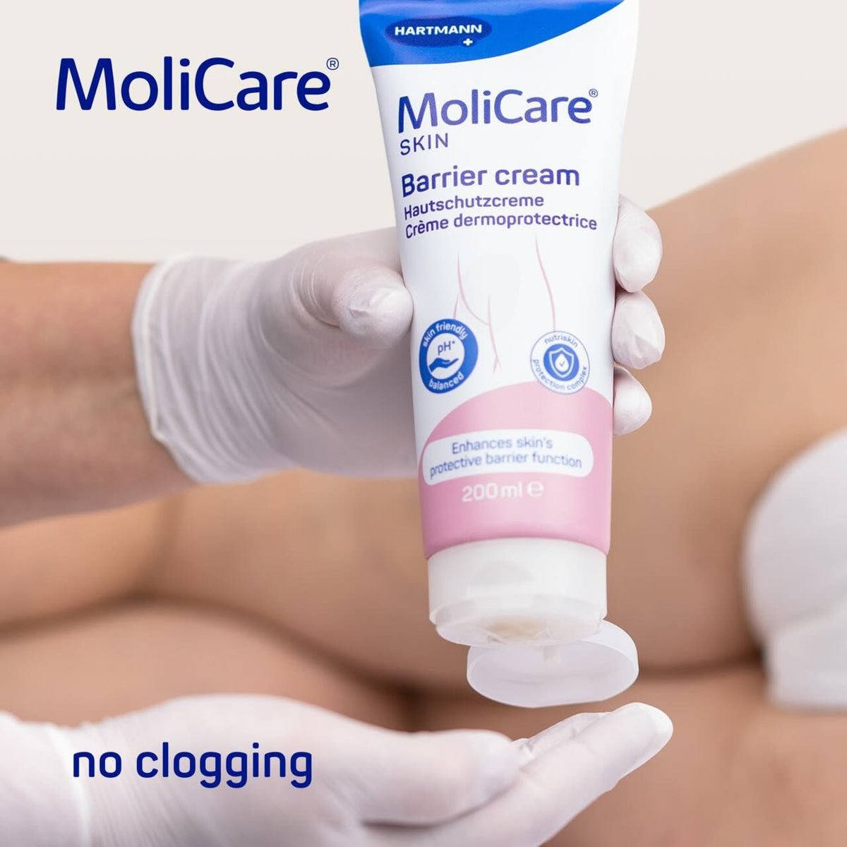 MoliCare Skin Barrier Cream - 200ml - Carton