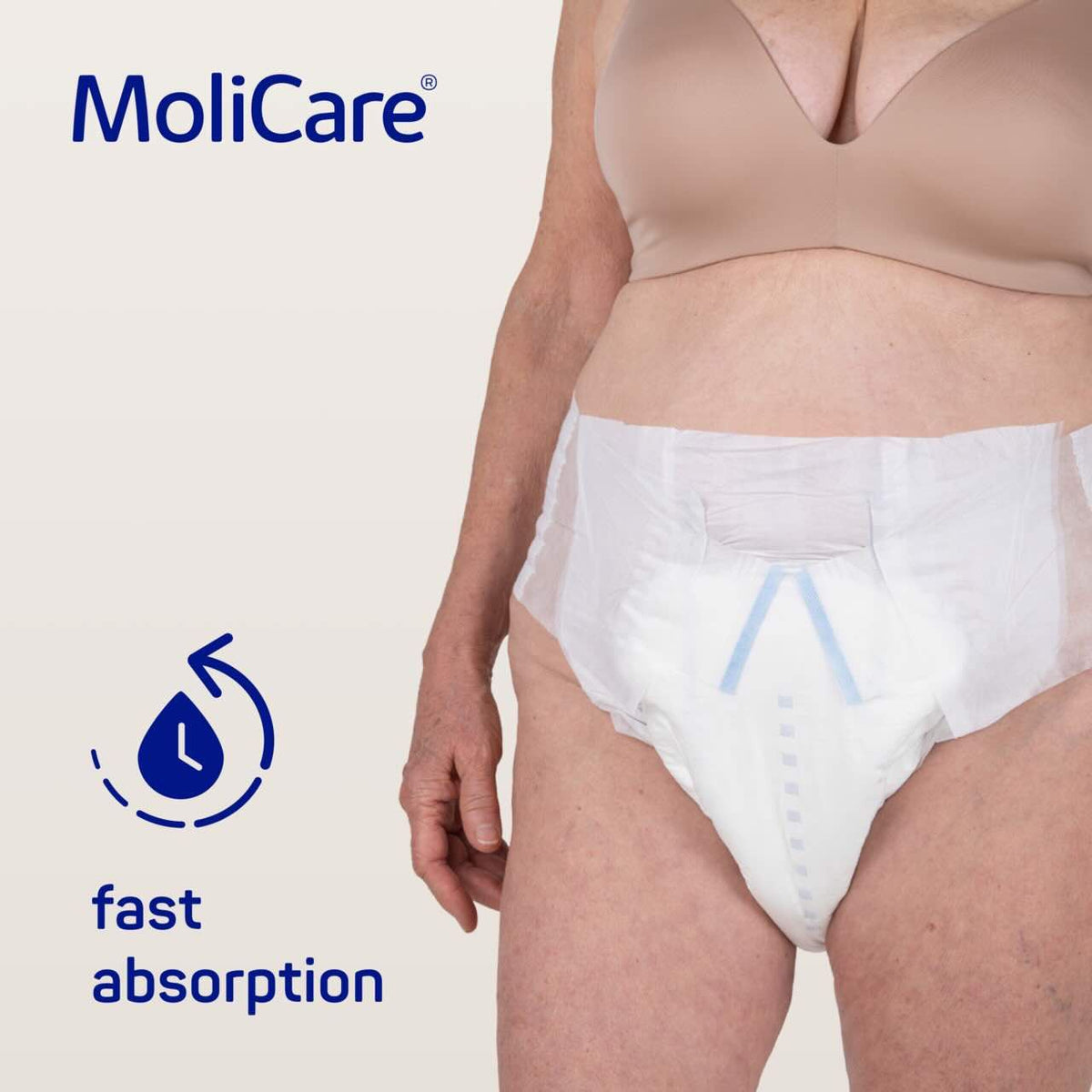 MoliCare Premium Elastic 9 Drops Nappies - Carton
