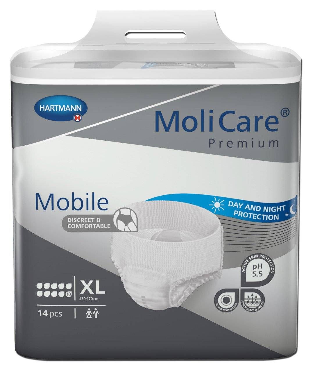 MoliCare Premium Mobile 10 Drops Pull Up Pants - Carton