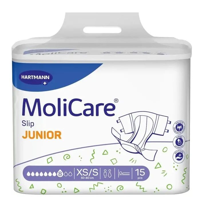 MoliCare Slip Junior 8 drops XS/S Briefs - Carton