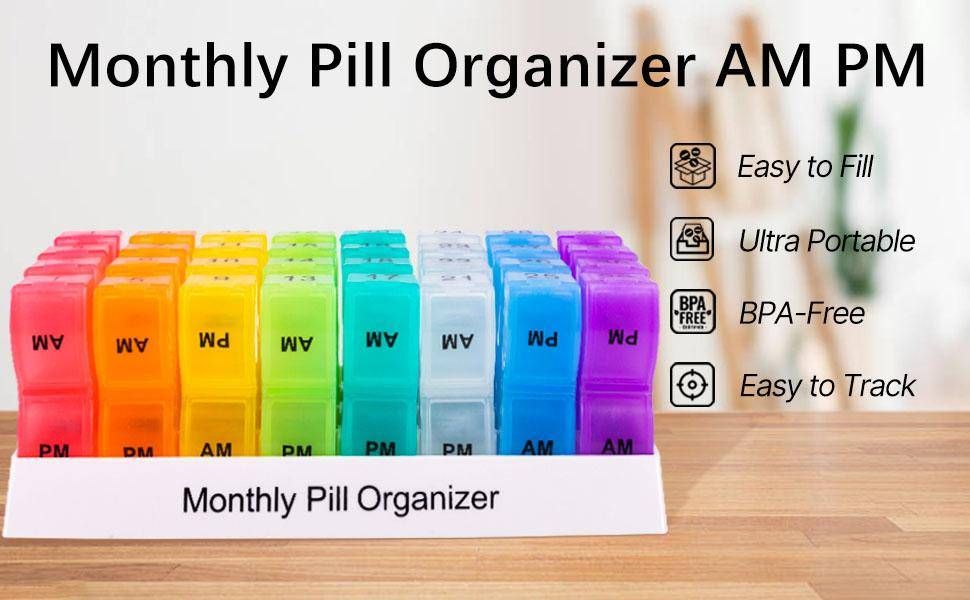 Monthly Pill Organiser - Aidapt