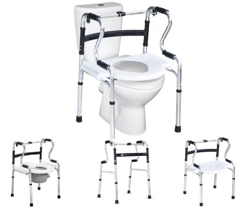 Multifunctional Shower Chair Over Toilet Frame