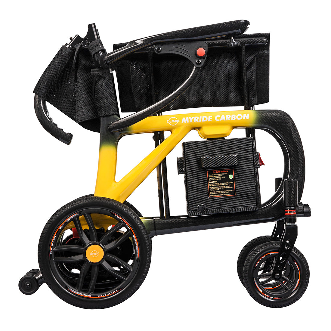 MyRide Carbon, Ultralight Carbon Fiber Electric Wheelchair