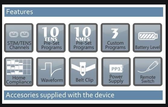 NeuroTrac Rehab TENS and NMES