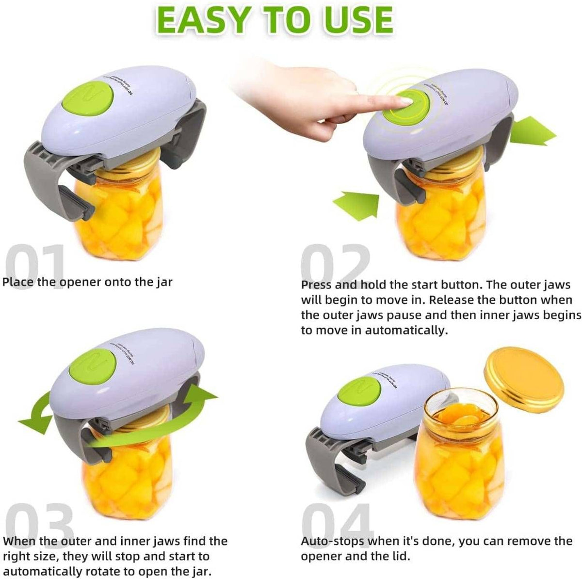One Touch Jar Opener