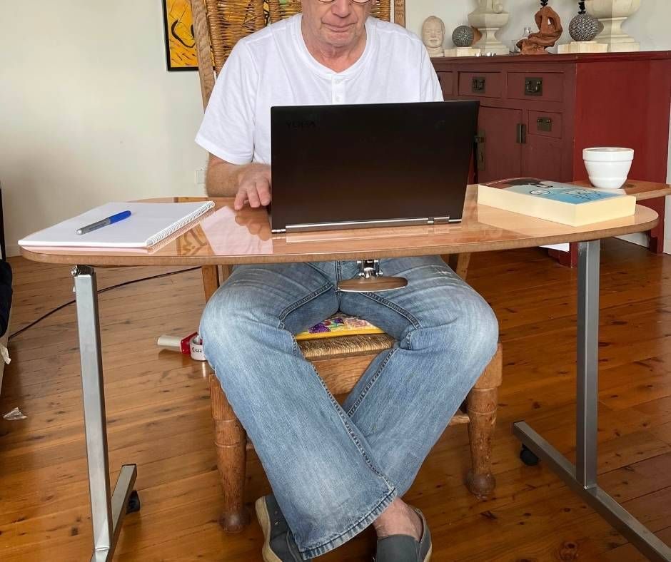 Tilting Over Chair Table - Homecraft